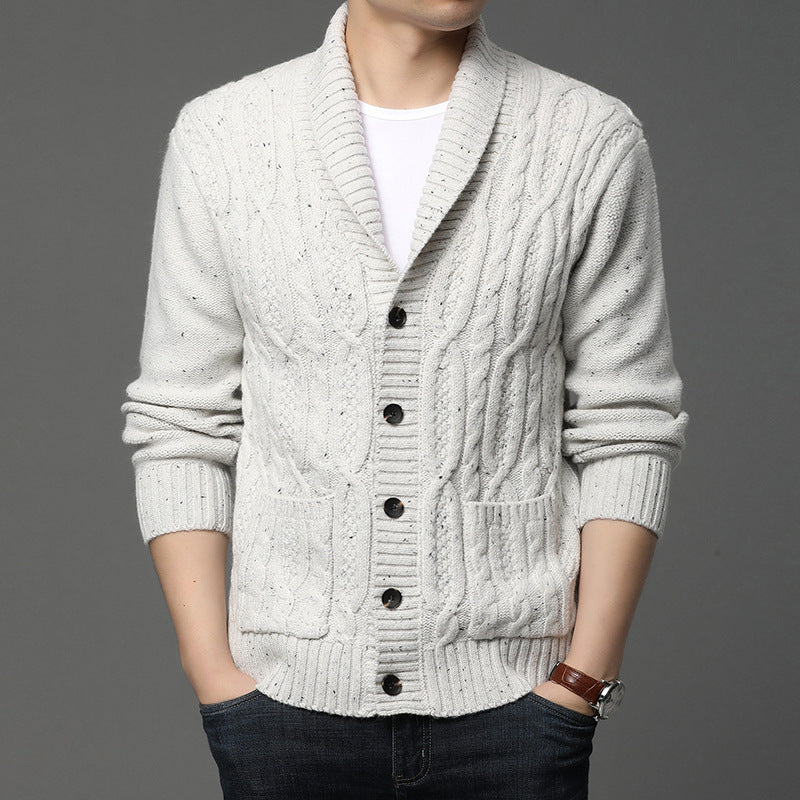 Autumn And Winter Men's Knitted Jackets