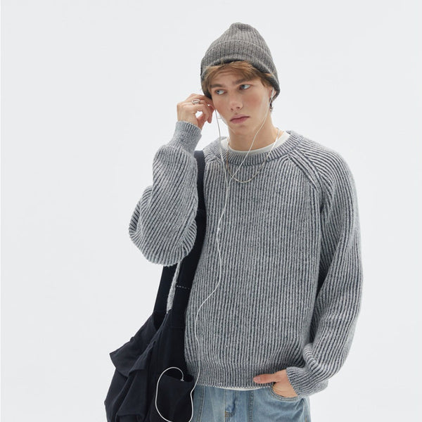 Retro Brocade Sweater Men