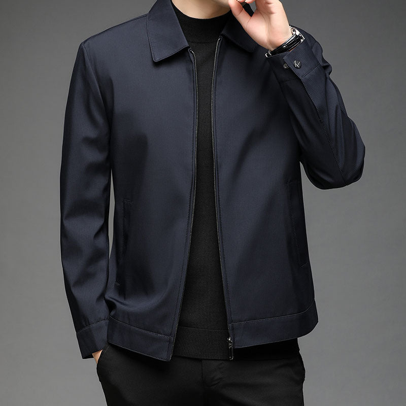 Middle-aged Autumn Lapel Slim Fit Business Casual Jacket