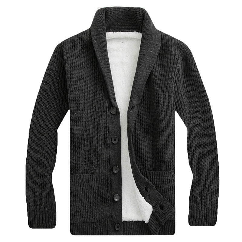 Knitwear Men's Cardigan Lapel sweater