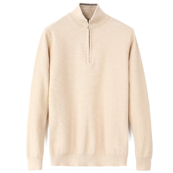 Stand-up Collar Men's Knitwear Sweater